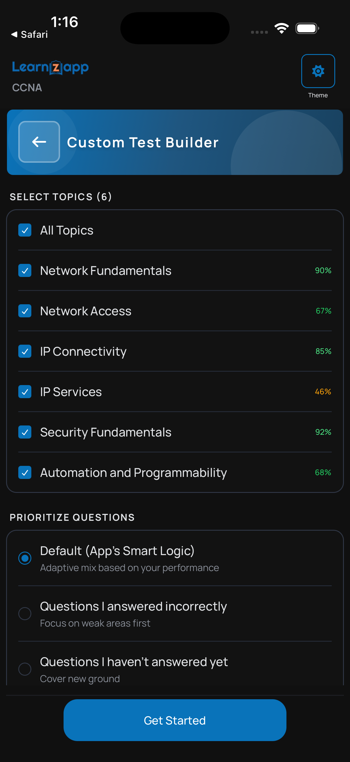 Build Custom Practice Tests