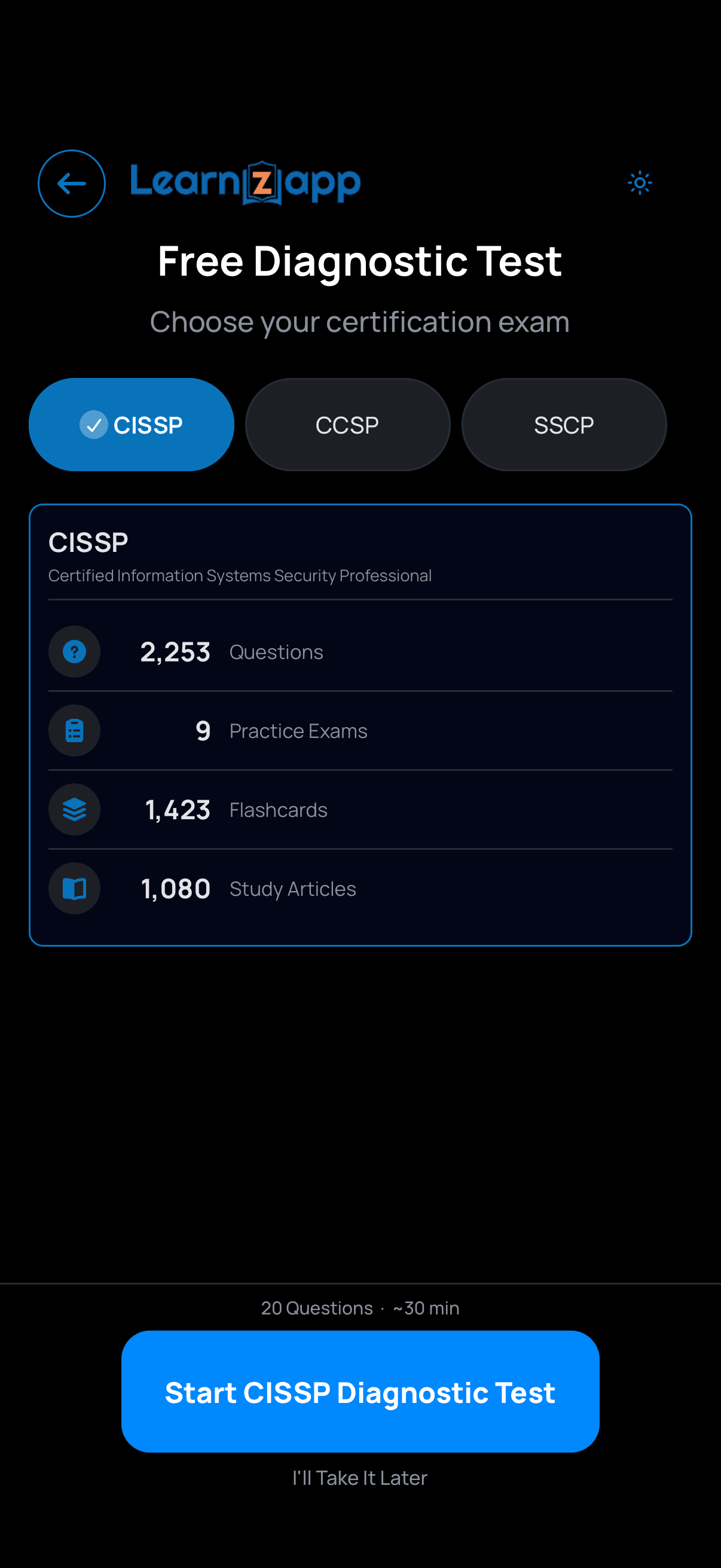 Start With a Baseline